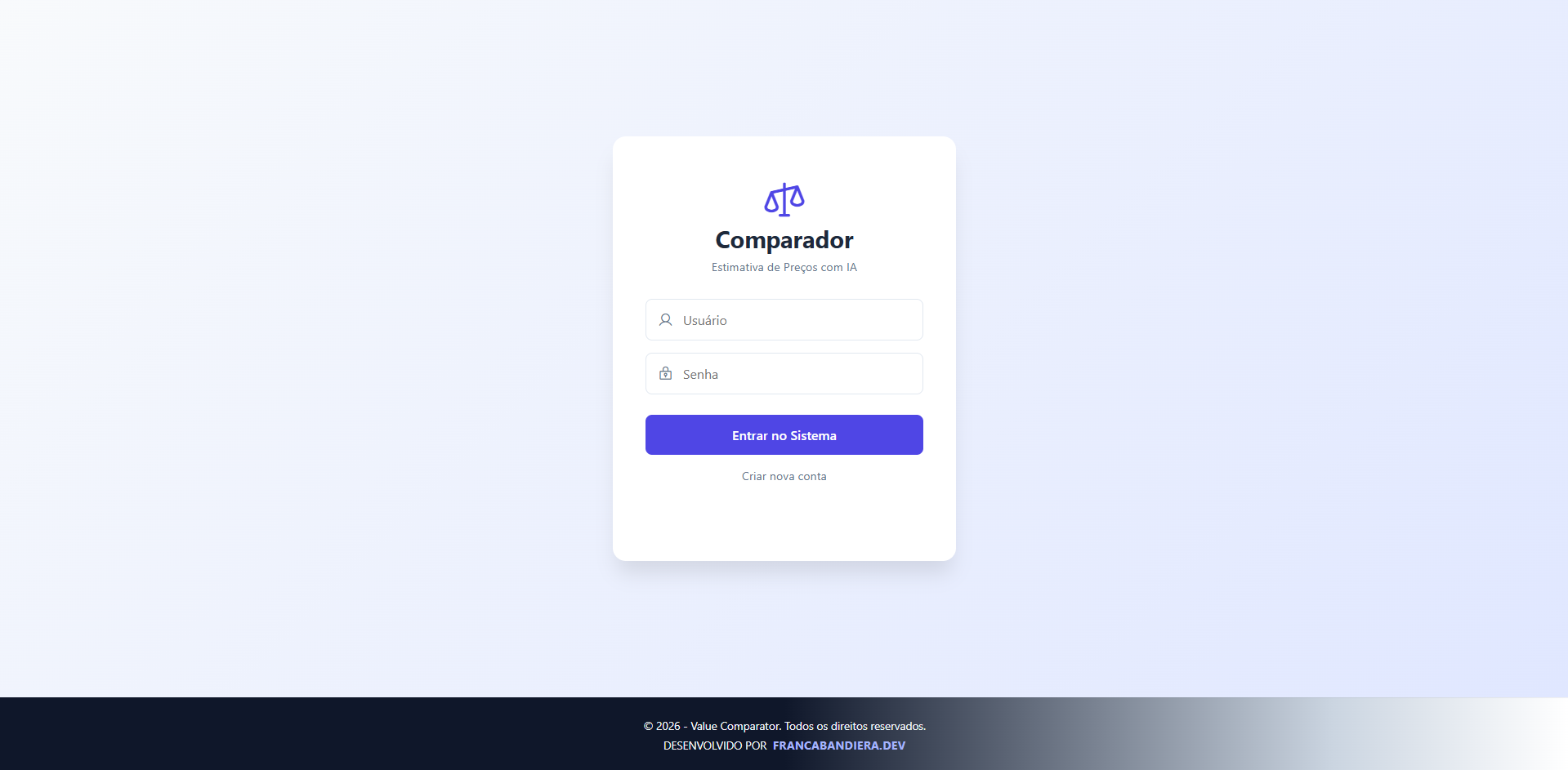 Diagrama da API de Estimativa